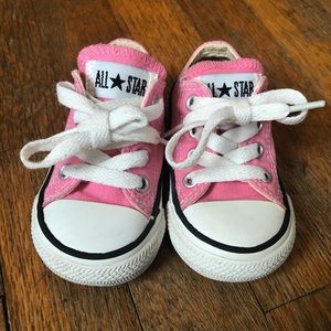 Pink converse 4 toddler